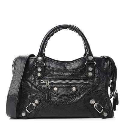 Balenciaga Agneau Giant 12 Silver Hardware Mini City Black 1 of 11