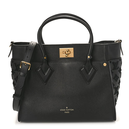 Louis Vuitton Calfskin Monogram Tufting On My Side Black 1 of 8