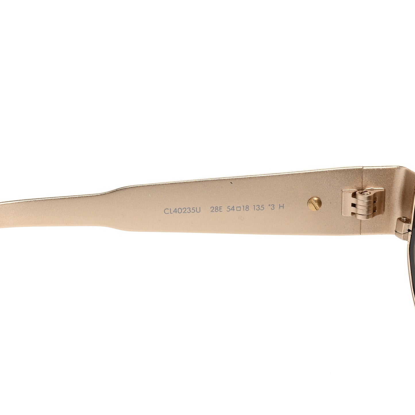Metal Triomphe 01 Sunglasses CL40235U Rose Gold Brown