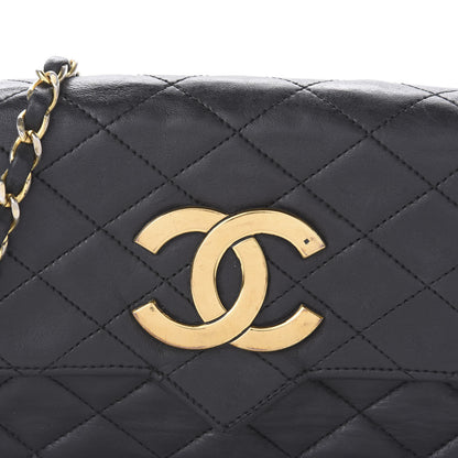 Chanel Lambskin Quilted Small Single Flap Black 8 of 12