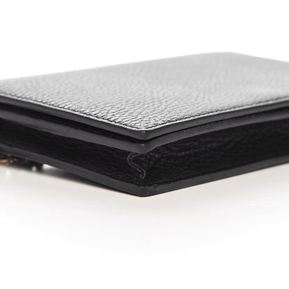 Gucci Dollar Calfskin Medium Betty Chain Wallet Black 10 of 12