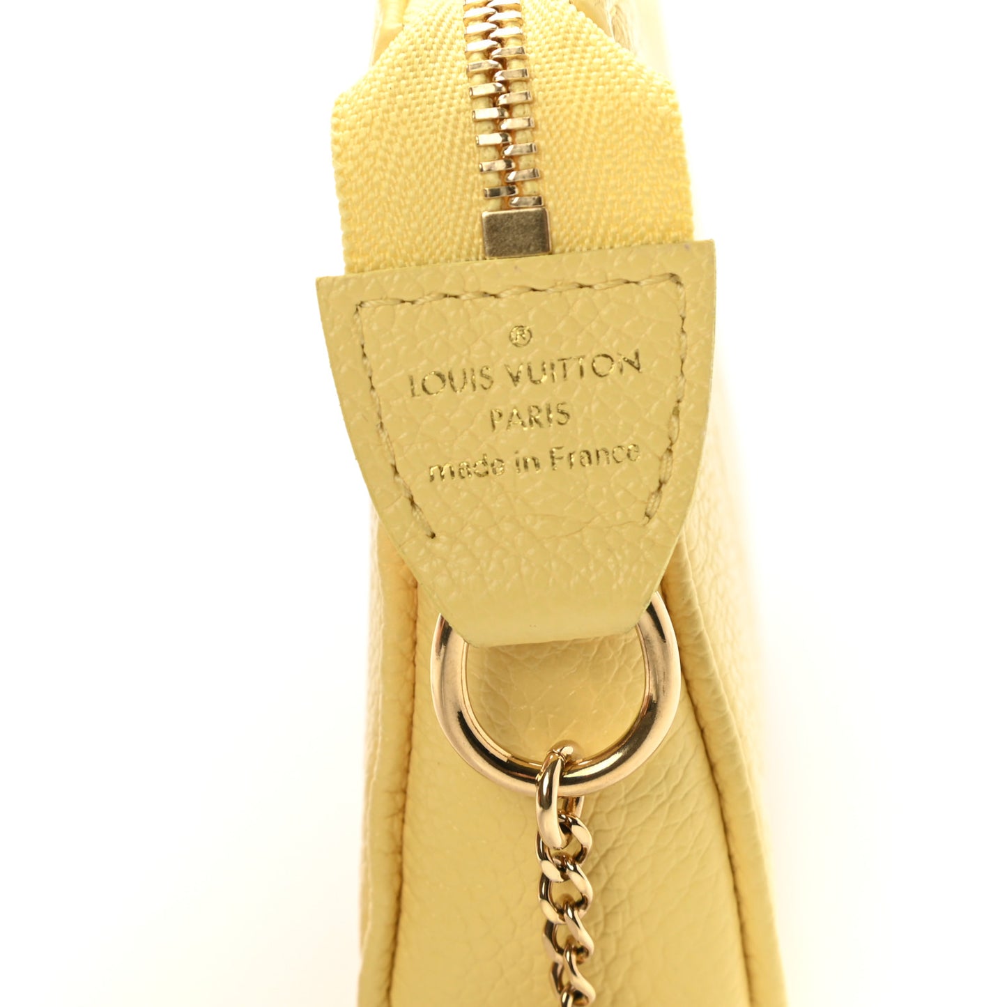 Empreinte Monogram Mini Pochette Accessories Lemon Curd Yellow