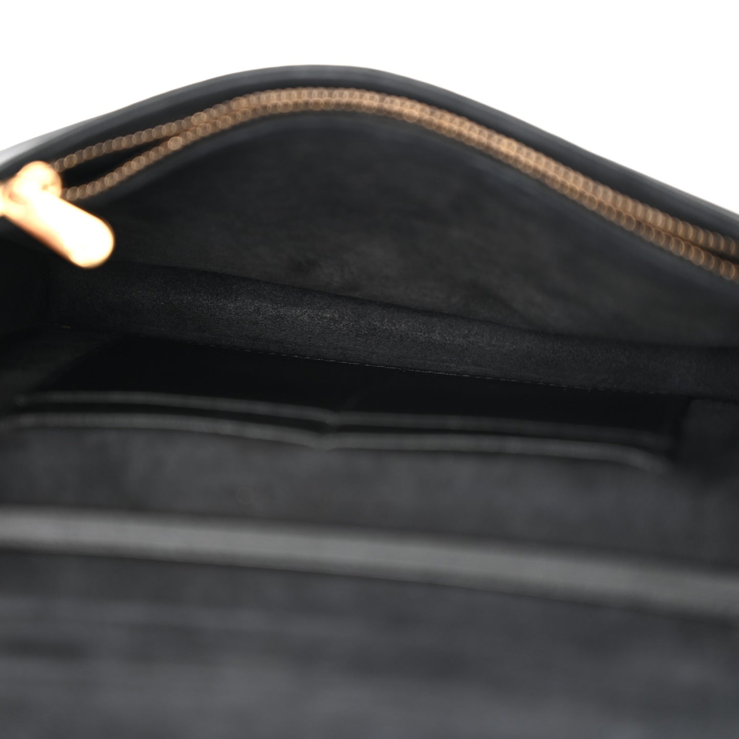 Calfskin Studded Diorama Wallet on Chain Pouch Black
