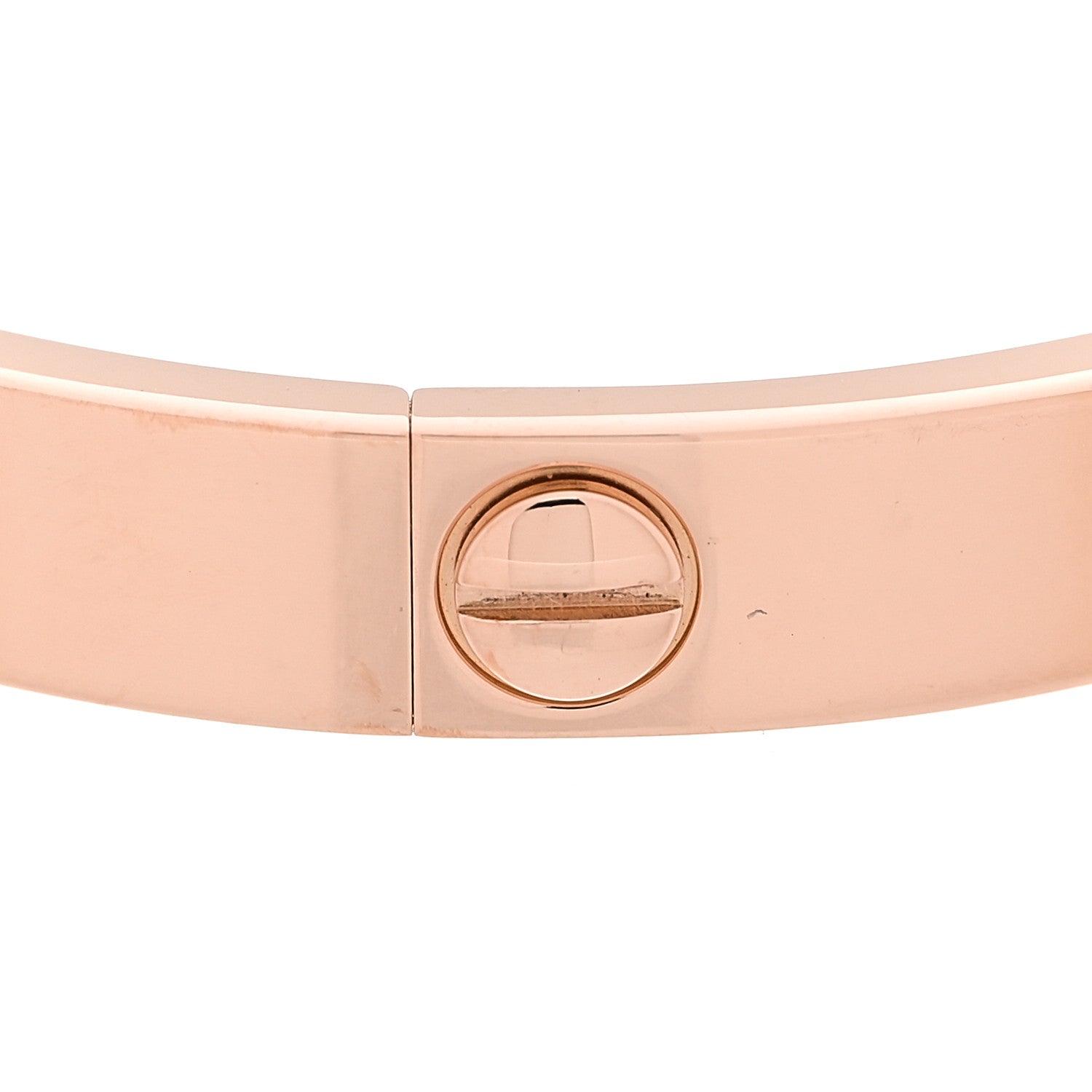 Cartier 18K Pink Gold 4 Diamond LOVE Bracelet 16 4 of 7