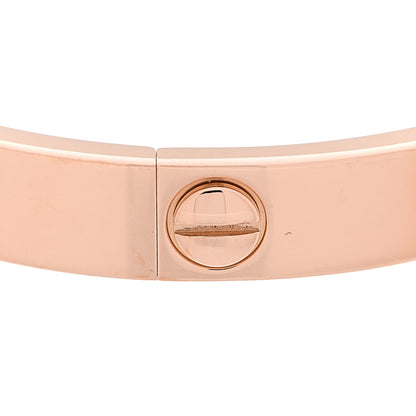 Cartier 18K Pink Gold 4 Diamond LOVE Bracelet 16 4 of 7