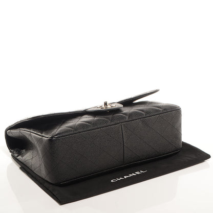 Chanel Caviar Jumbo Single Flap Black 4 of 8