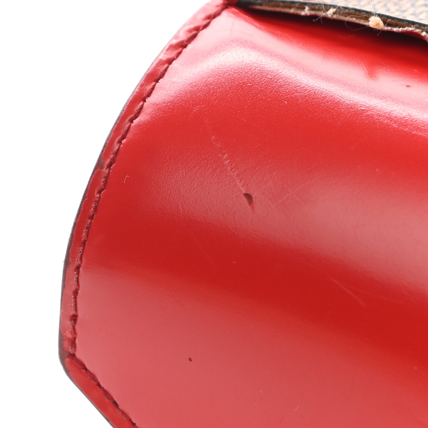 Damier Ebene Zoe Wallet Coquelicot