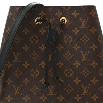 Louis Vuitton Monogram Neonoe MM Black 7 of 10
