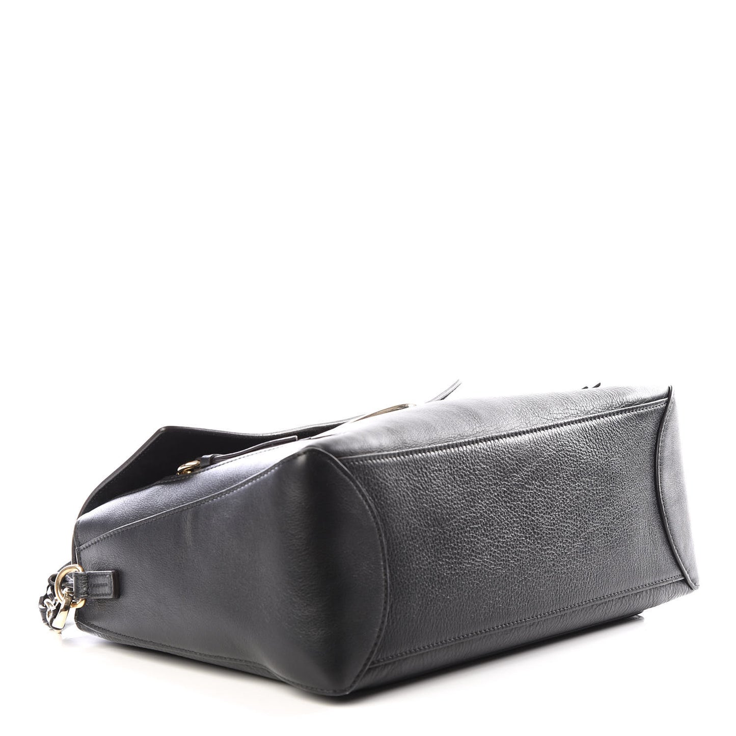 Calfskin Medium Faye Day Shoulder Bag Black