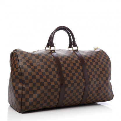 Louis Vuitton Damier Ebene Keepall 50 2 of 9