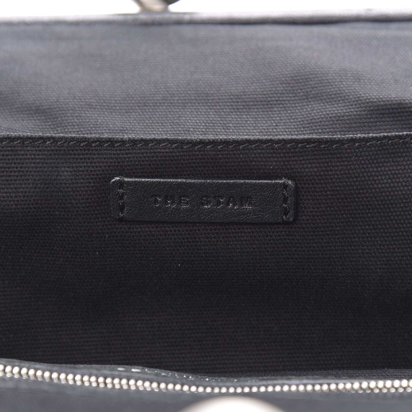 Calfskin Quilted Stam Black