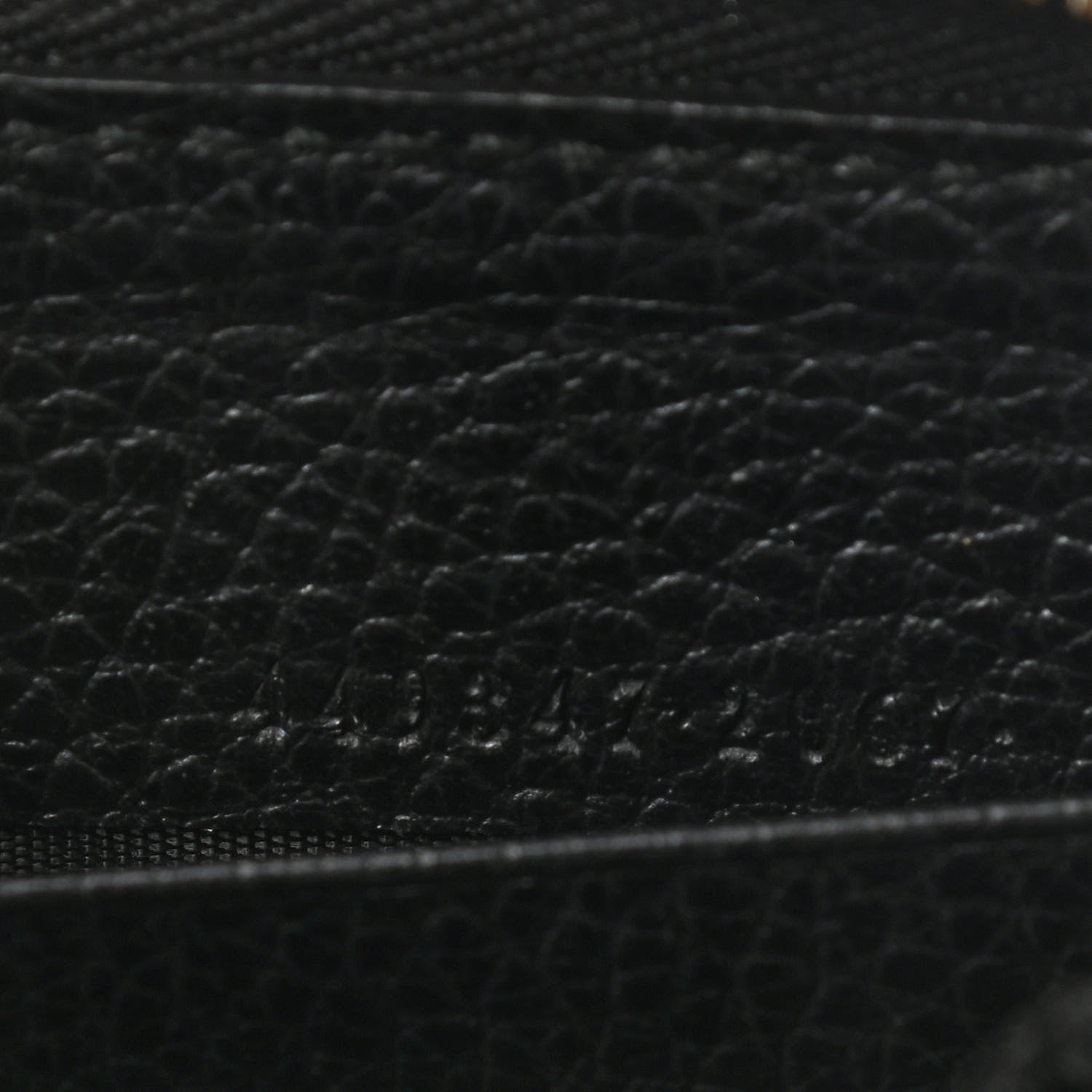 Gucci Dollar Calfskin GG Zip Around Wallet Black 7 of 8