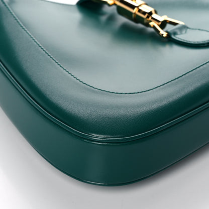 Gucci Boarded Dyana Lux Calfskin Small Jackie 1961 Hobo Emerald 10 of 12