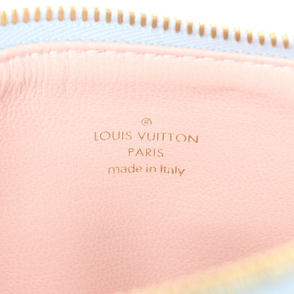 Louis Vuitton LOUIS VUITTON Metallic Lambskin Embossed Monogram Coussin BB Blue 8 of 11