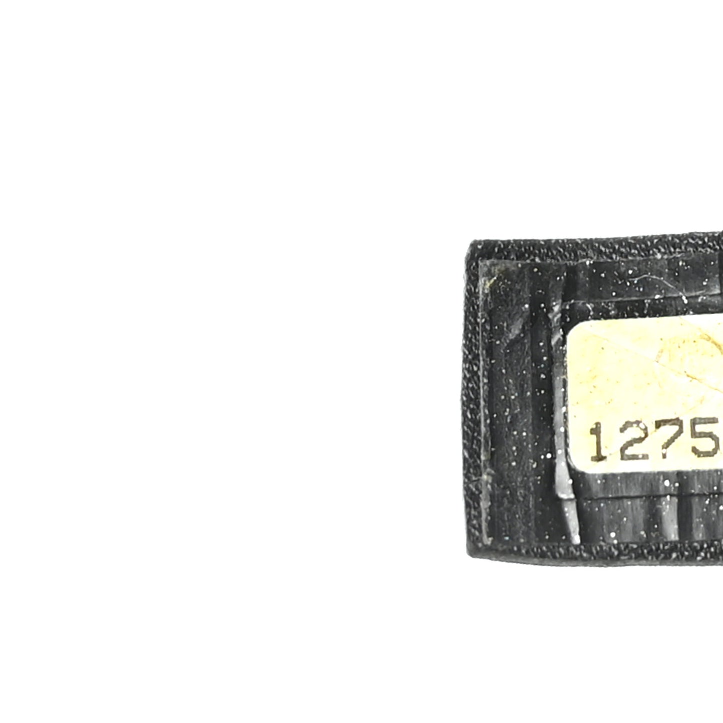 Satin Quilted Half Moon Clutch  Black