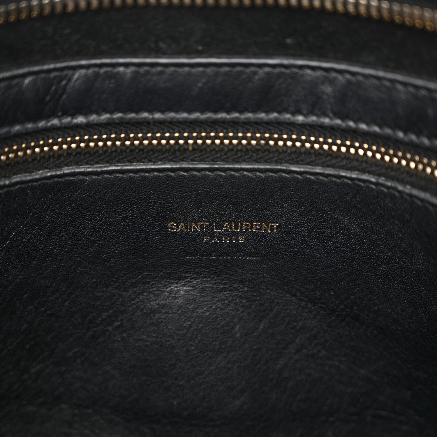 Saint Laurent Calfskin Monogram Baby Cabas Black 6 of 20