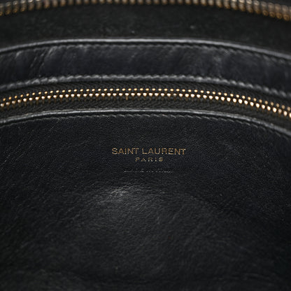 Saint Laurent Calfskin Monogram Baby Cabas Black 6 of 20