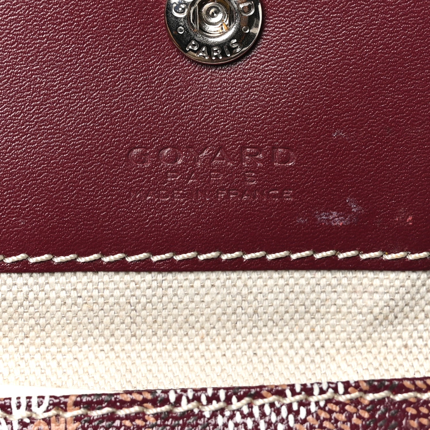 Goyard Goyardine Saint Louis GM Bordeaux 8 of 13