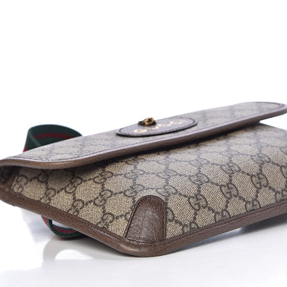 Gucci GG Supreme Monogram Neo Vintage Web Belt Bag Brown 10 of 11
