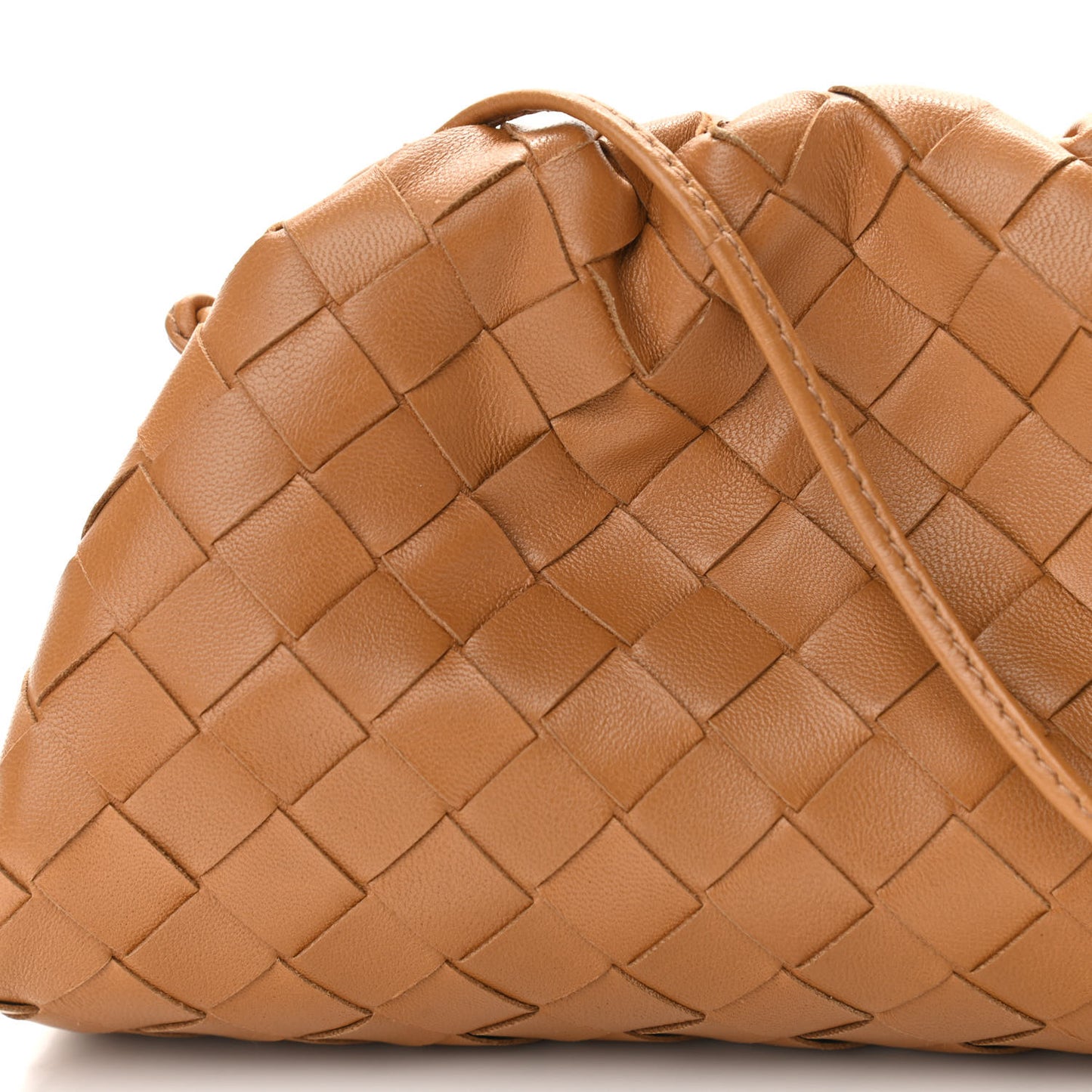 Nappa Intrecciato The Mini Pouch Carmel