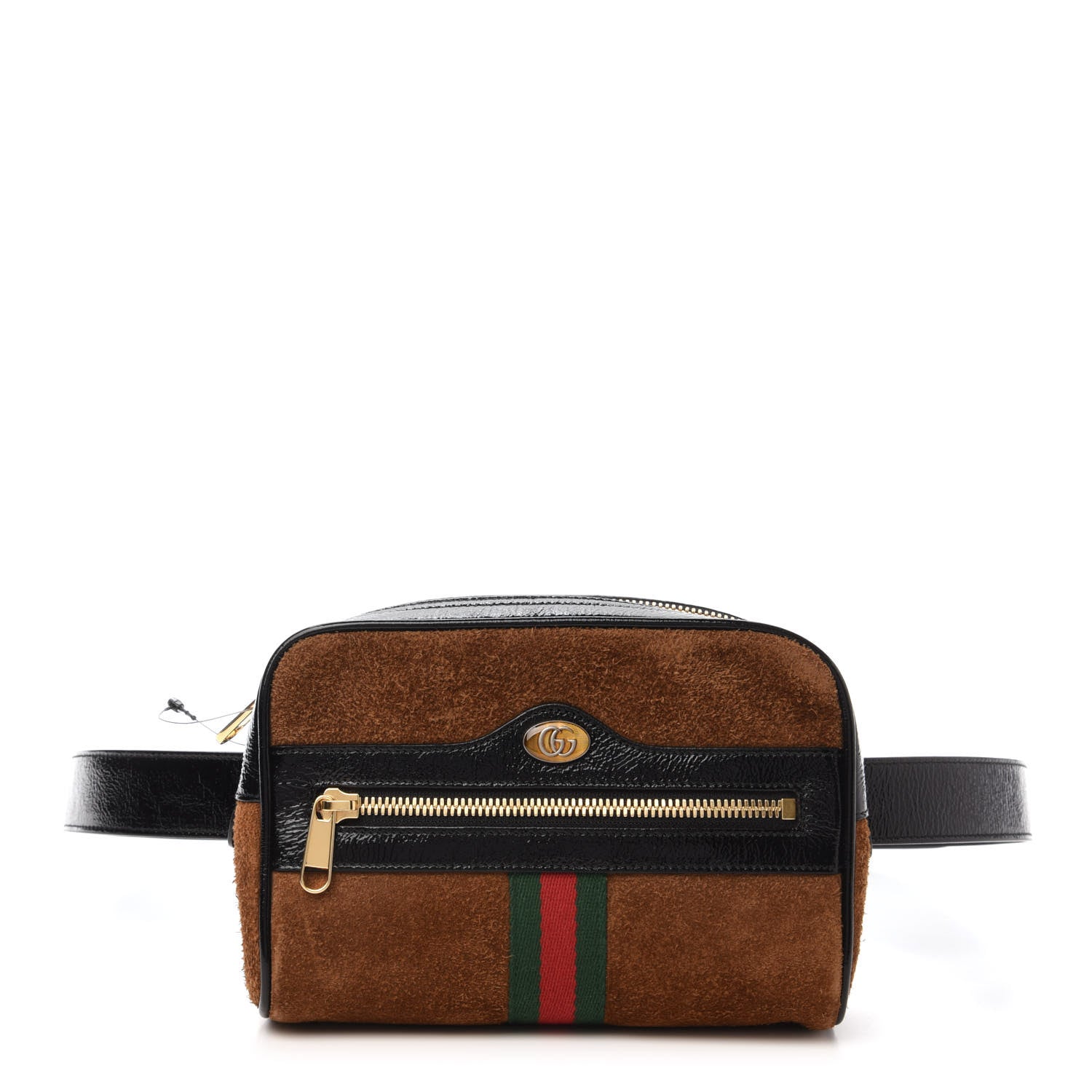 Gucci Suede Small Ophidia Belt Bag 95 38 Brown 1 of 11