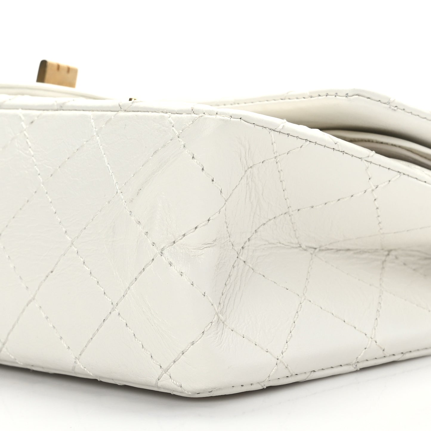 Aged Calfskin Lucky Charms 2.55 Reissue 226 Flap White