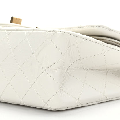 Chanel Aged Calfskin Lucky Charms 2.55 Reissue 226 Flap White 9 of 9