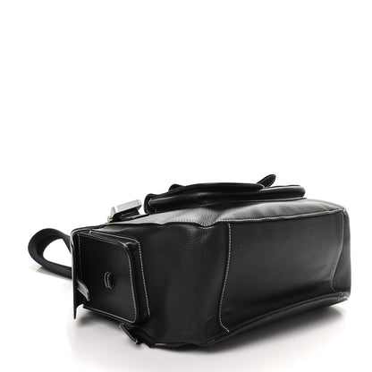 Christian Dior Grained Calfskin Maxi Gallop Backpack Black 4 of 12