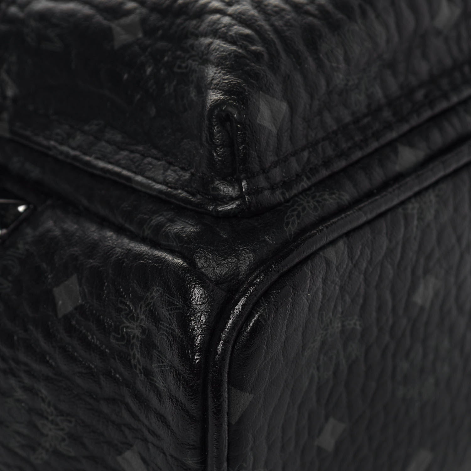 MCM Visetos Side Stud X-Mini Stark Bebe Boo Backpack Black 8 of 12