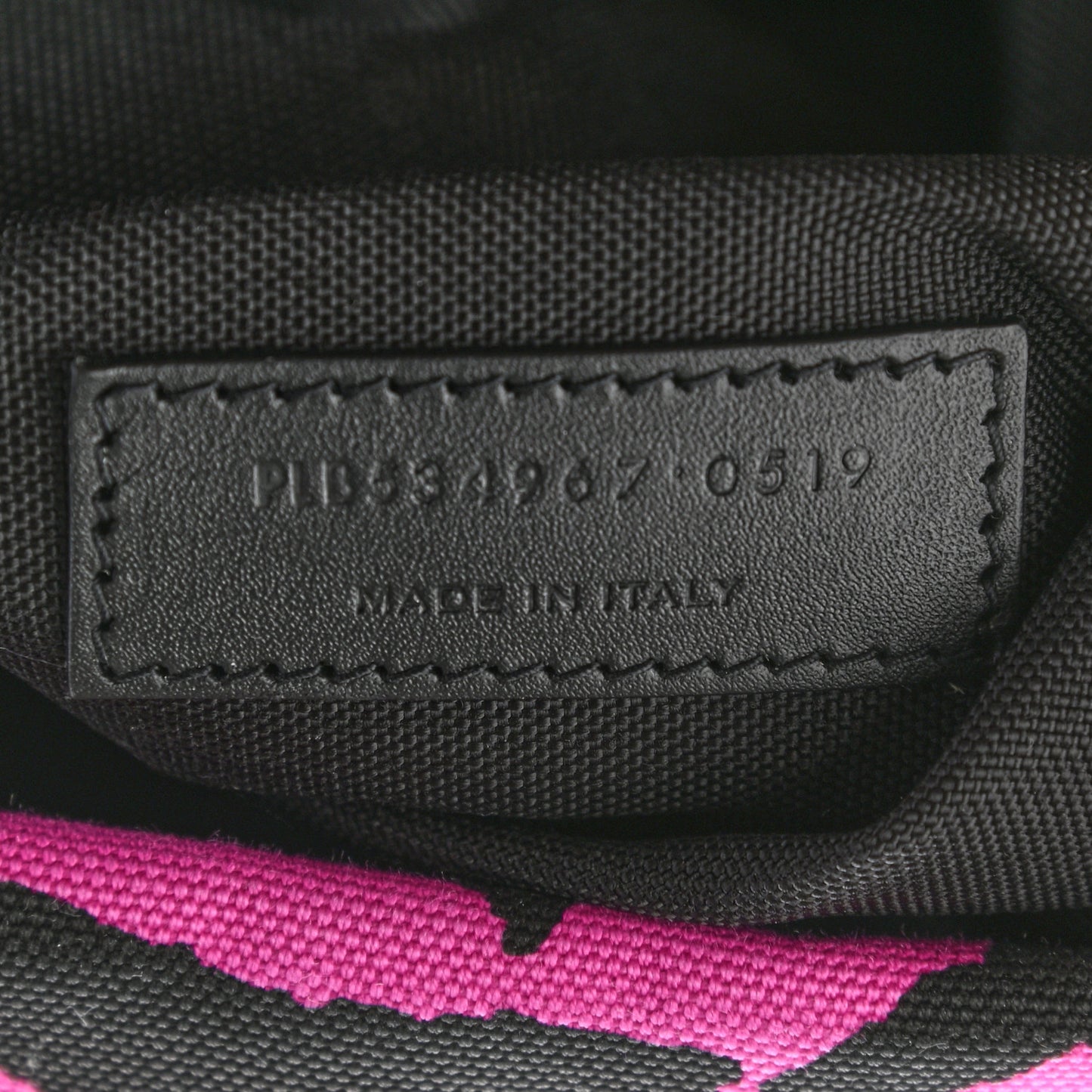 Canvas Zebra Print City Backpack Pink Black
