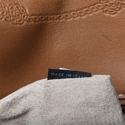 Prada Soft Calf Flap Tote Caramel 6 of 16