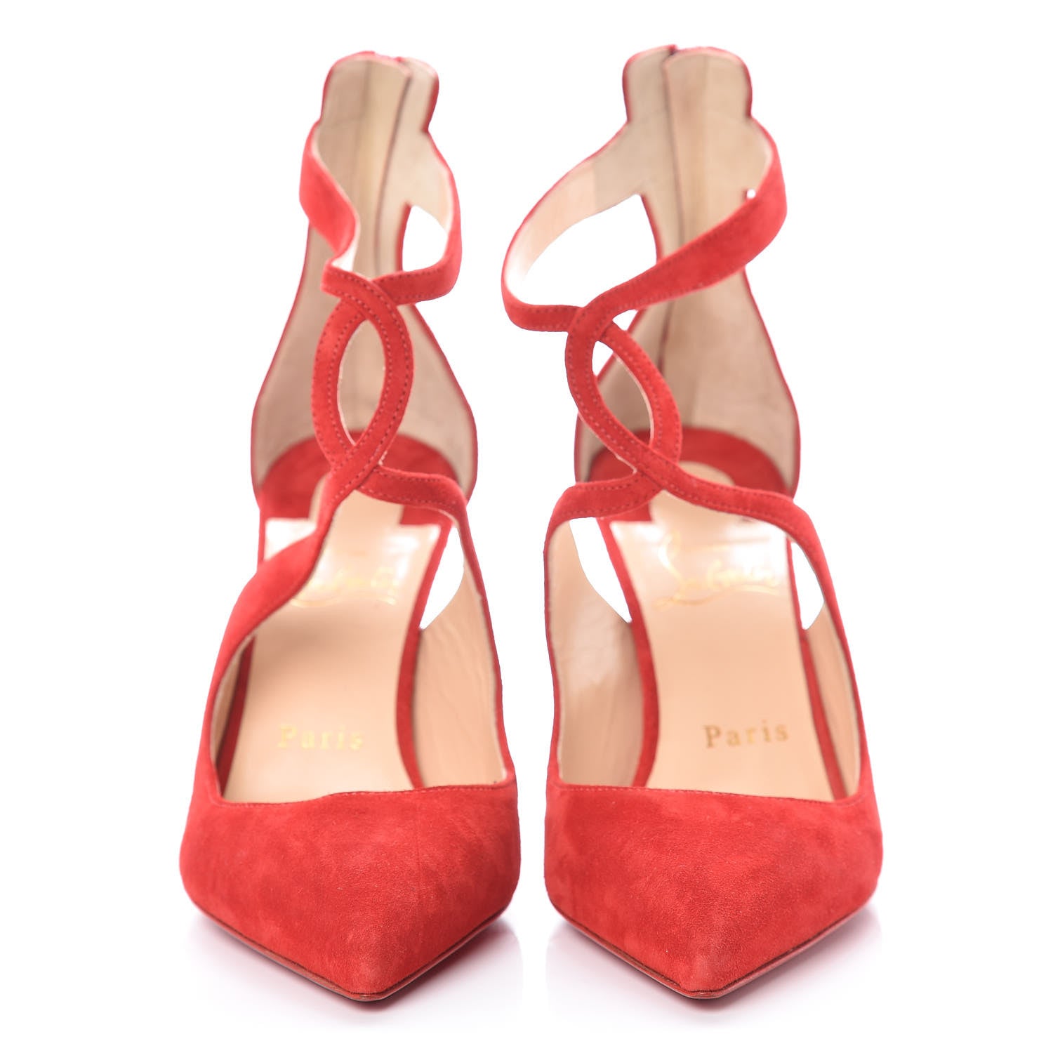 Christian Louboutin Veau Velours Rosas 85 Pumps 36.5 Loubi 2 of 9