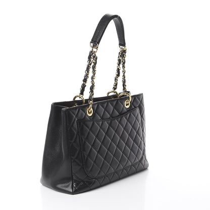 Chanel Caviar Quilted Grand Shopping Tote GST Black 2 of 9