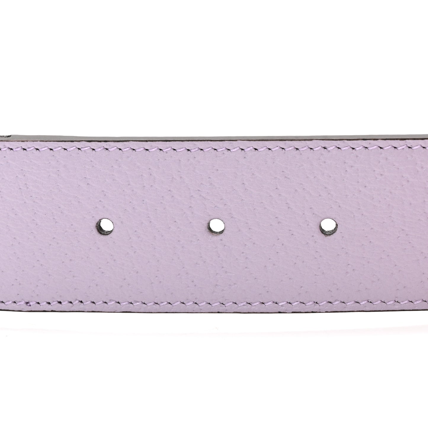 Monogram Jumbo GG Textured Dollar Calfskin Double G Belt 85 34 Beige Lapis
