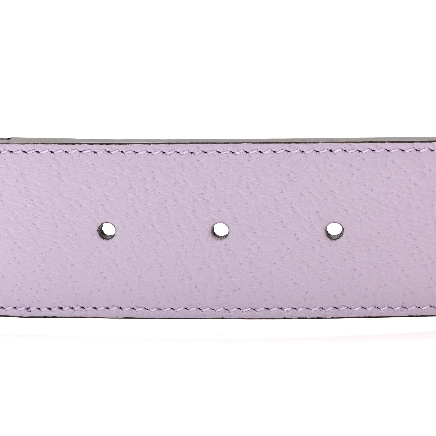 Gucci Monogram Jumbo GG Textured Dollar Calfskin Double G Belt 85 34 Beige Lapis 5 of 5