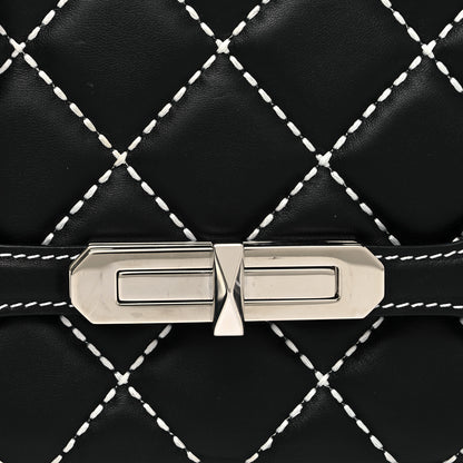 Alexander McQueen Calfskin Quilted The Myth Crossbody Bag Black 6 of 9