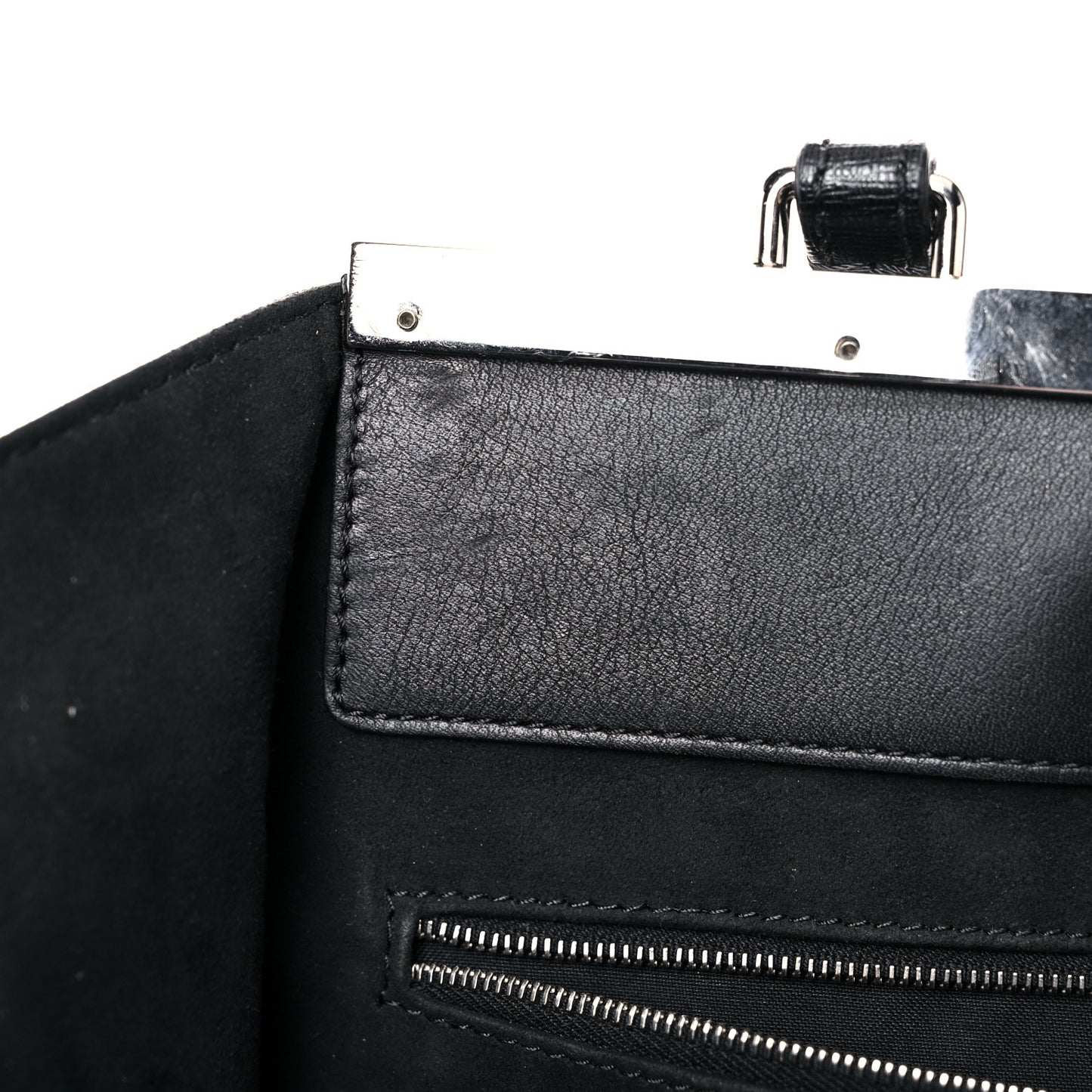 Vitello Elite Bi Color 3Jours Tote Argento Black