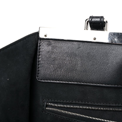 Fendi Vitello Elite Bi Color 3Jours Tote Argento Black 16 of 28