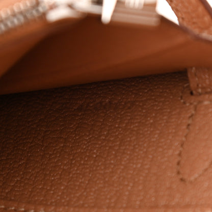 Hermes Chevre Mysore Kelly Wallet To Go Quebracho 7 of 9