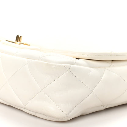 Chanel Lambskin Quilted Large CC Funky Town Flap White 10 of 10