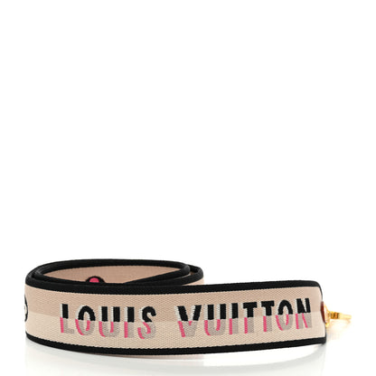 Louis Vuitton Jacquard Speedy Bandouliere 20 Shoulder Strap Black 3 of 4