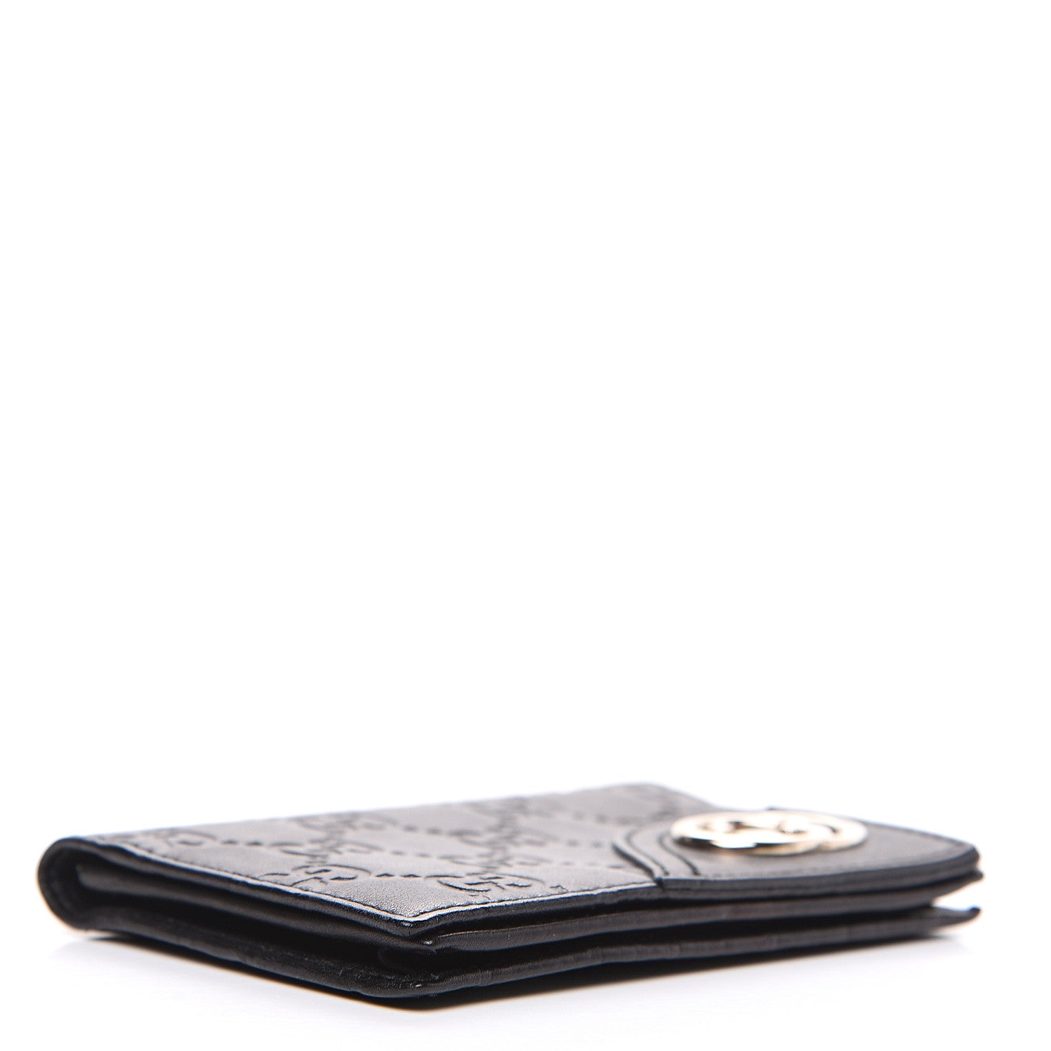 Gucci Guccissima Card Case Black 3 of 9