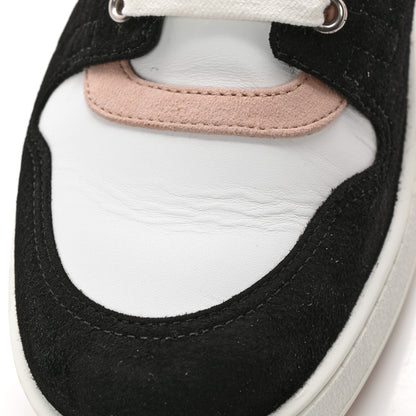 Hermes Suede Goatskin Calfskin Free Sneakers 37 Multicolor Rose Opaline 10 of 12