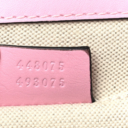 Gucci Moon Calfskin Web Medium Dionysus Bamboo Top Handle Bag Sugar Pink Blue Agata Hibiscus Red 7 of 9
