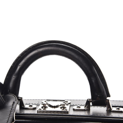 Louis Vuitton Monogram Glace Valisette PM Black 8 of 13