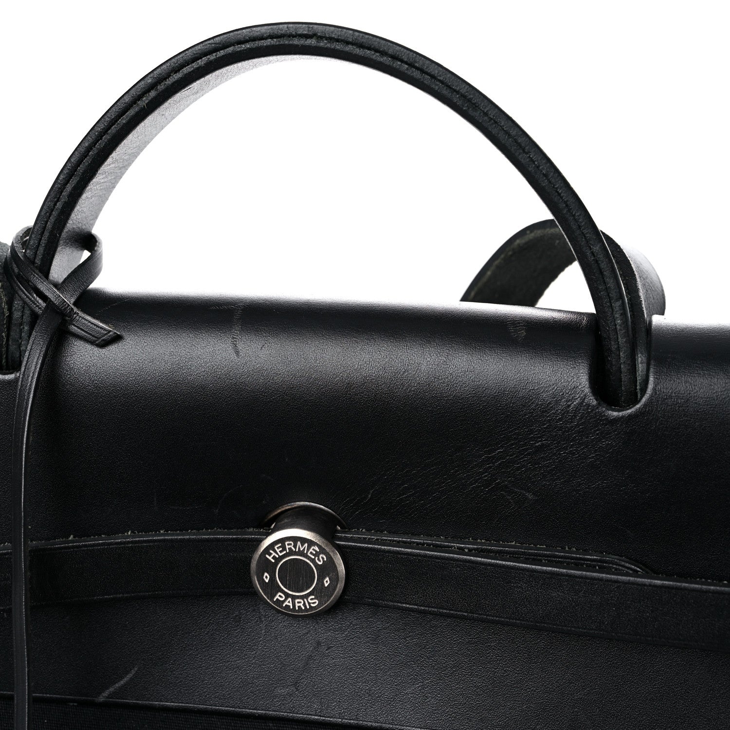 Hermes Toile Vache Hunter Herbag 50 Black 23 of 27
