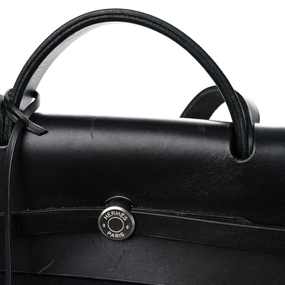 Hermes Toile Vache Hunter Herbag 50 Black 23 of 27