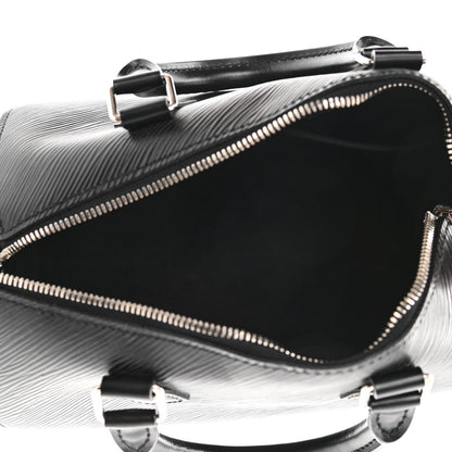 Louis Vuitton Epi Speedy Bandouliere 25 Black 5 of 9