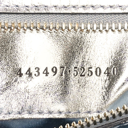 Gucci Iridescent Nappa Chevron Matelasse Small GG Marmont Shoulder Bag Iridescent Snow Light Blue 7 of 10