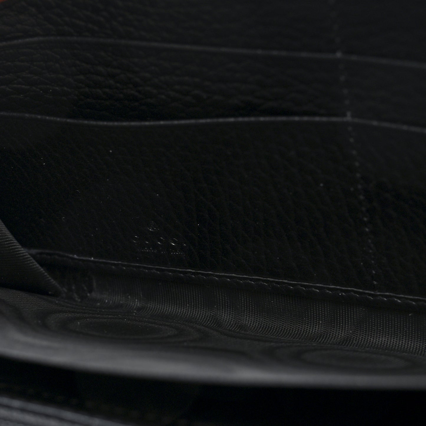 Dollar Calfskin GG Marmont Zip Around Wallet Black